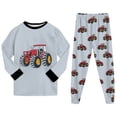 thumbnail image 5 of Xudanell Kids & Toddler Boys Pajamas 2 Piece Pjs Set 100% Cotton Sleepwear Black,Size 7-8 Years, 5 of 9