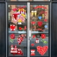 thumbnail image 1 of NARABB Valentines Stickers - LOVE Valentine's Day Electrostatic Stickers – Double-Sided Window and Showcase Glass Decor, 1 of 5