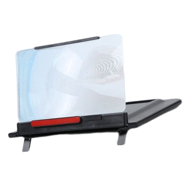 Seitruly Lupa de pantalla extraíble de 12 pulgadas soporte de amplificador de vídeo Vertical Horizontal soporte de Control remoto de protección de ojos Electrónica