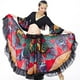 thumbnail image 3 of Traje de danza del vientre Hugo Indian s Negro Falda gitana tribal, 3 of 10