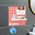 thumbnail image 1 of Estante de Pared con Tablero de Orificios | Organizador de Separadores de Plástico para Sala, Cocina, Dormitorio | Montaje en Pared sin Taladro | Sistema de Panel de Clavijas Personalizable | 1, 1 of 6