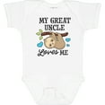 thumbnail image 3 of Inktastic My Great Uncle Loves Me with Sloth and Hearts Boys or Girls Baby Bodysuit, 3 of 5