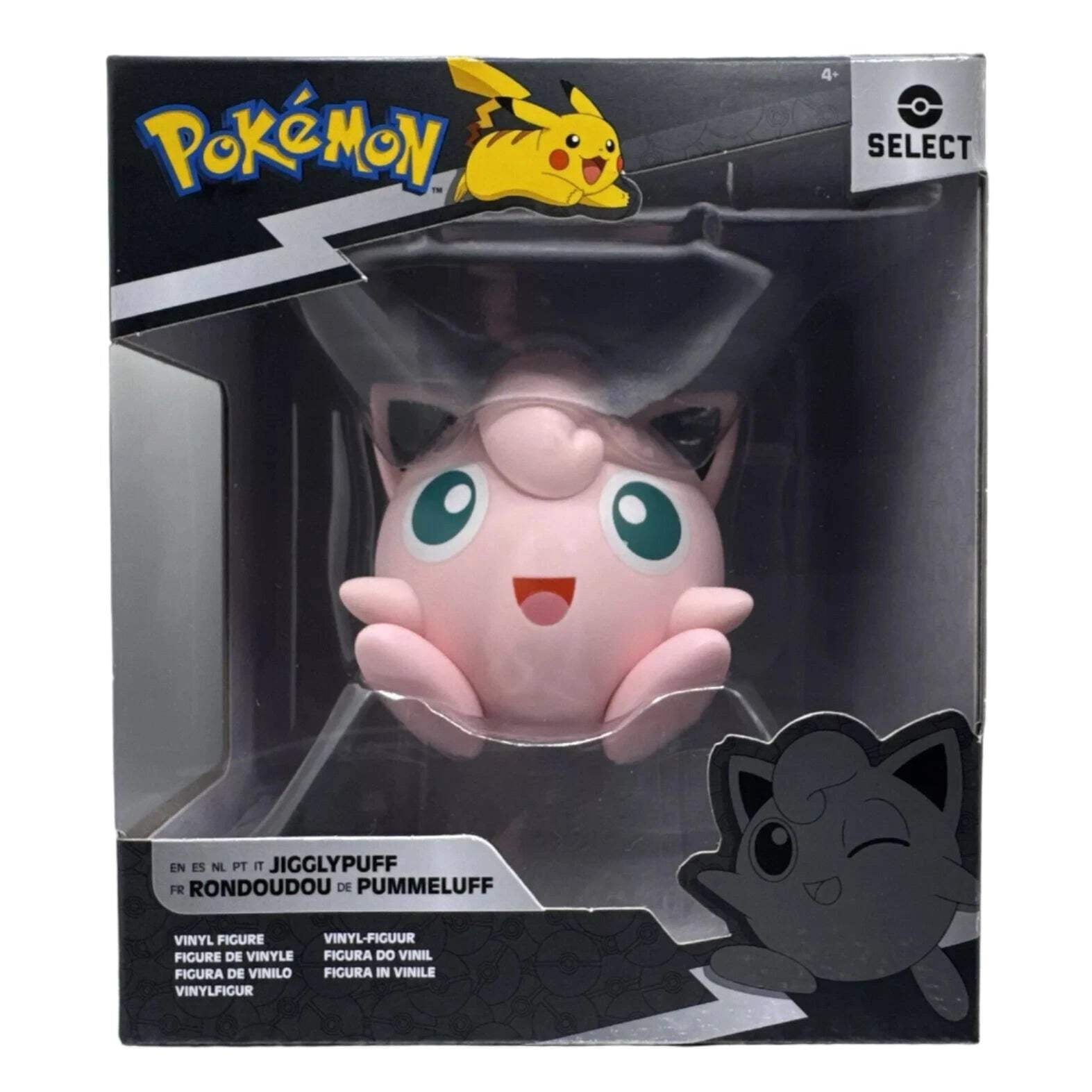 Pokemon Jigglypuff Select Vinyl Figure - 4-Inch Figure Made from High-Quality Vinyl