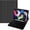 black, variant on Floral Leather Smart Cover with Pencil Holder Auto Sleep Wake for iPad Air 13"/Pro 12.9" Color A