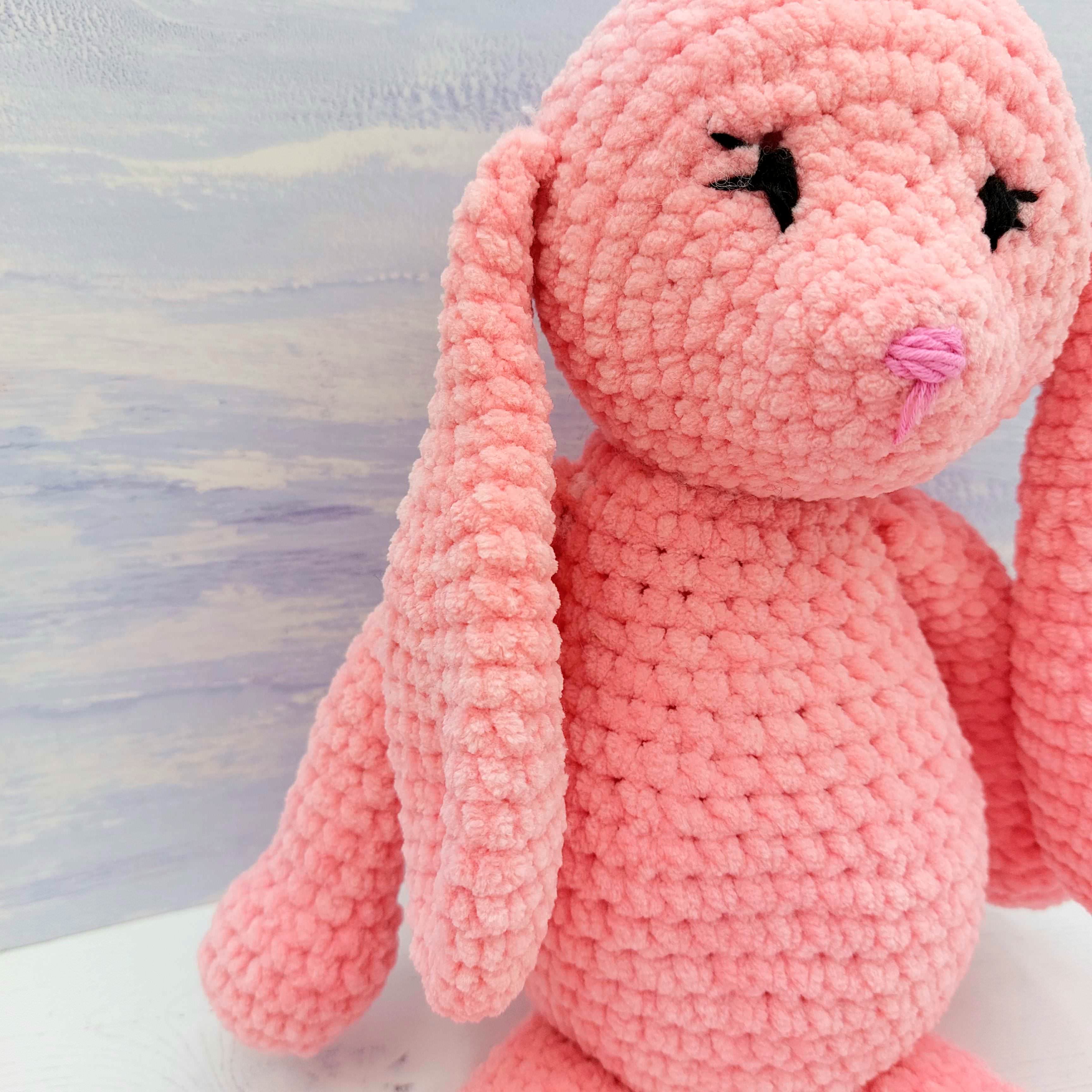 Loki and Lottie the Lop-eared Bunny Crochet Kit (Lottie the Pink Bunny)