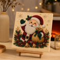 thumbnail image 3 of Christmas Pearl Diamond Painting DIY Kit Art Craft Holiday Wall Decor Handcrafted Set Festive Hobby 7.9x7.9 Inch Square Design Creative B152, 3 of 3