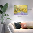 thumbnail image 2 of Fuzoiu Flowers And Butterflies Print Canvas Wall Decorative,Modern Artwork Picture Decor Painting,Living Room Bedroom Home Office,Framed Hangable Decorative Artwork Size 30x40, 2 of 6