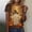 A71 Multicolor, variant on Women's Ghost Pumpkin Lantern Graphic Tee Cute Halloween Costume Short Sleeve Top Casual Crewneck Pullover Holiday Party Shirt for Autumn Festival Season