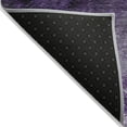 thumbnail image 4 of 3' X 5' Purple Eggplant And Lavender Abstract Washable Indoor Outdoor Area Rug, 4 of 5