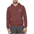 thumbnail image 6 of Txeol Mens Zip Up Hoodie with Arm Zipper Dialysis Active Workout Hooded Sweatshirt with Pockets Lightweight Outdoor Jacket,Wine,S, 6 of 7