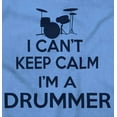 thumbnail image 2 of Can't Keep Calm a Drummer Percussion Unisex Plus Fleece Graphic Sweatshirt Brisco Brands 5X, 2 of 5