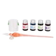 thumbnail image 3 of Dip Pen Glass School Stationery Craft Hand Made Writing Tools Exquisite Children Gift, 3 of 8