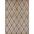 thumbnail image 1 of Ahgly Company Indoor Rectangle Mid-Century Modern Dark Almond Brown Solid Area Rugs, 3' x 5', 1 of 6