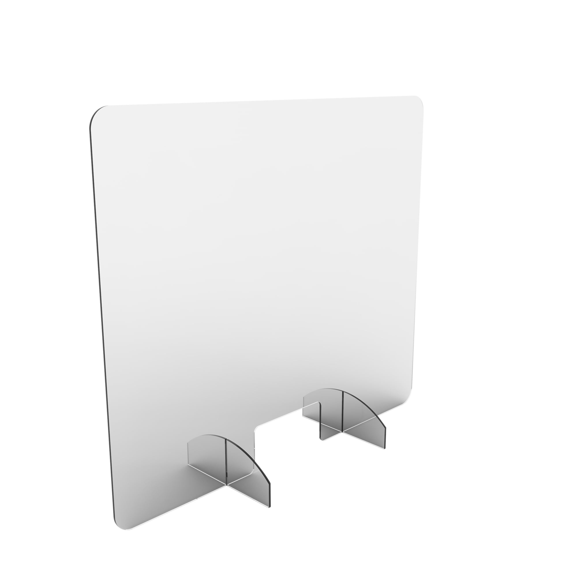 Office Products Utility Tables 16 W x 30 H Clear Acrylic Shield Counter