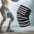 thumbnail image 1 of Mangas ajustables de nailon para piernas, correas envolventes para piernas para gimnasio de levantamiento de pesas FLhrweasw Nuevo, 1 of 6
