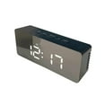 thumbnail image 1 of Ts-S69 Reloj Despertador Con Espejo 12/24 Horas Led Reloj Despertador Eléctrico Reloj Despertador Rectangular Multifuncional Con Dos Brillos Ajustables Para El Hogar Oficina Hotel sonducket HA027442-01, 1 of 7