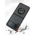 thumbnail image 3 of For Samsung Galaxy Z Flip 4 Impact Metal Ring Holder Stand Magnetic Car Mount Protective Hybrid Case Cover Red, 3 of 4