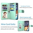 thumbnail image 2 of Samsung Galaxy S20 Ultra 5G Wallet Case, Galaxy S20 Ultra PU Leather Case, Njjex PU Leather Magnet Stand Wallet Credit Card Holder Flip Case 9 Card Slots Case for Galaxy S20 Ultra 2020 6.9" -Mint, 2 of 5