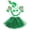 Green, variant on Petitebelle Cutie Snake Headband Bowtie Tail Gloves Tutu 5pc Costume (Green, 5-10 Years)