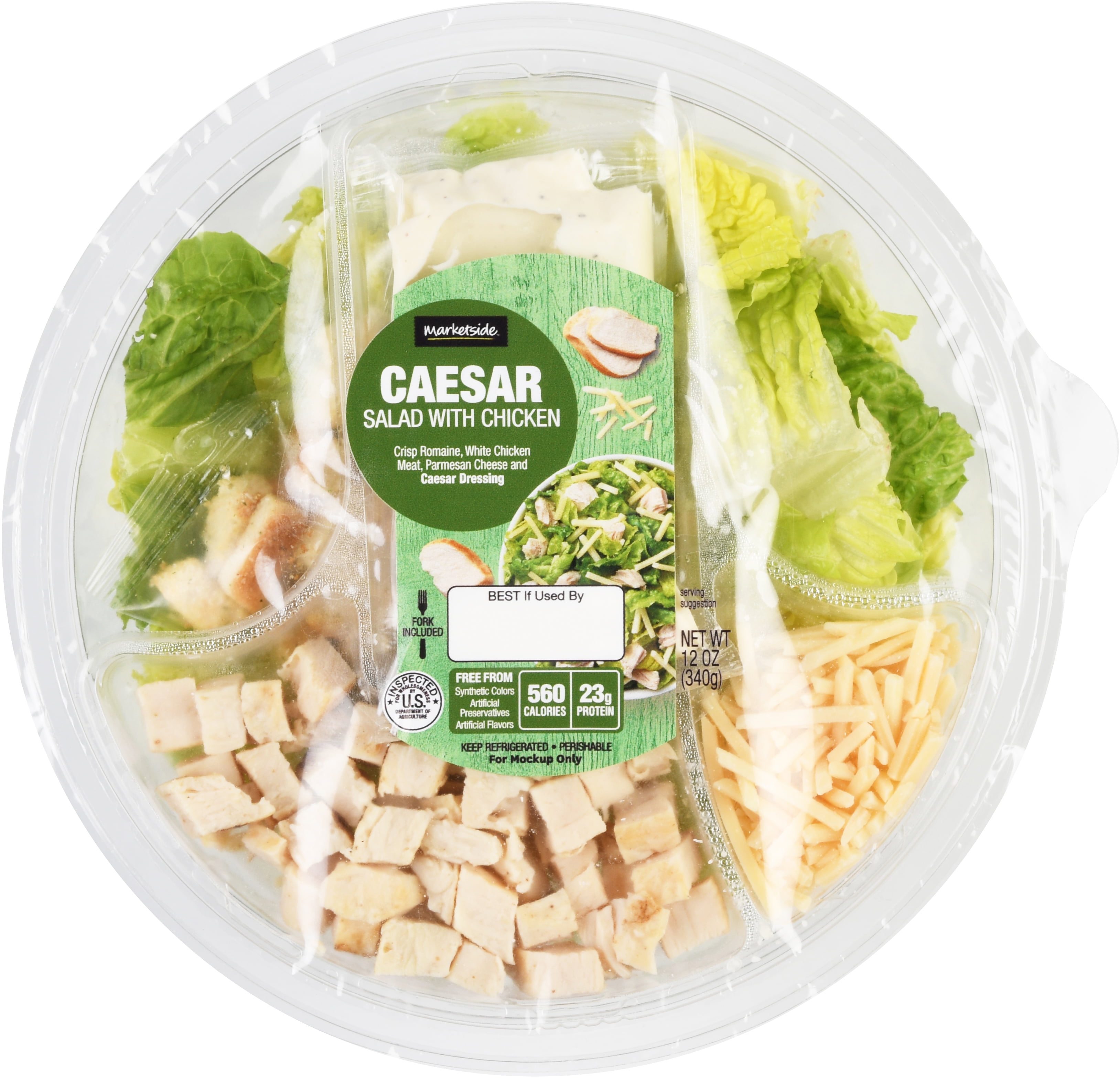 Marketside Caesar Salad with Chicken, 12 oz