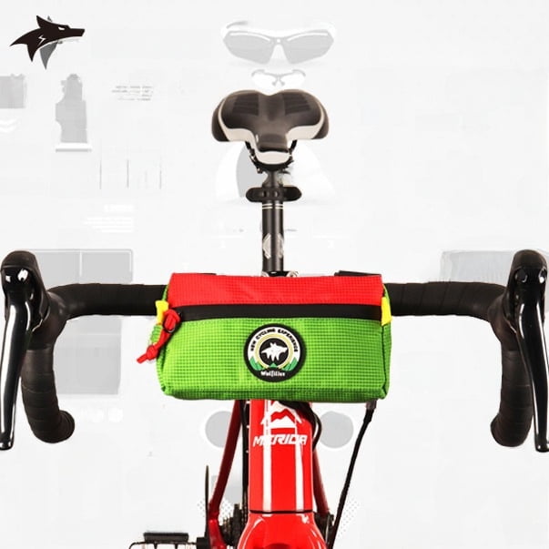 Bolsa triangular impermeable para la cabeza del automóvil, bolsa de equilibrio para niños, bolsa para bicicleta de montaña y carretera