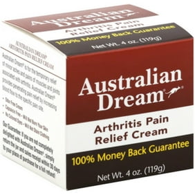 Australian Dream Arthritis Pain Relief Cream 4 Oz Box Walmart Com Walmart Com