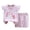 L8-Pink, variant on Toddler Baby 2T 3T 4T 5T 6T Little Girl Summer Sleepwear Clothing Set 2Pcs Breathable T-Shirt + Soft Elastic Shorts 3-24 Months Child Pajamas (Sizes 4-5 Years,Watermelon Red)