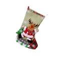thumbnail image 1 of Bearachild calcetín navideño para regalo, bolsa de joyería, muñeca 3D, muñeco de nieve, Papá Noel, estampado de gran tamaño, calcetines para Kits de decoración para fiestas Alce Bearachild HA069608-03, 1 of 6