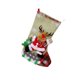 thumbnail image 1 of Injueey Bonito calcetín navideño para regalo, bolsa de joyería, muñeca 3D, muñeco de nieve, Papá Noel, estampado de gran tamaño, Kits de decoración para fiestas Alce, 1 of 6