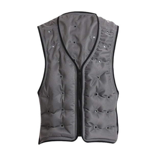 Ice Pack Cool Vest Chaleco frío de verano para deportes motocicleta jardinería ciclismo hombres