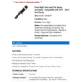 thumbnail image 2 of Front Right Strut and Coil Spring Assembly - Compatible with 2011 - 2013 Ford Fiesta 2012, 2 of 2