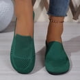 thumbnail image 7 of Bkhluea Women Breathable Knit Slip-On Flats Lightweight Comfortable Footwear For Daily Travel Outdoor Activities, 7 of 7