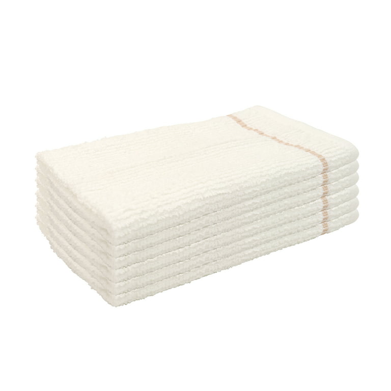 DAN RIVER 100% Cotton Bar Mop Pack of 12 Super Absorbent Bar Towels for  Multi-Purpose Cleaning Towels for Home, Kitchen, Restaurants, Mopping  Floor