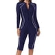 thumbnail image 2 of Trajes de baño de una pieza para mujer Traje de surf de manga larga para mujer Pantalones cortos Traje de buceo Traje de baño de talla conservadora Traje de baño para mujer, 2 of 7