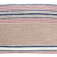 thumbnail image 3 of Multi Color Stripes 22" X 22" Throw Pillow for couch with Tassels, 3 of 4