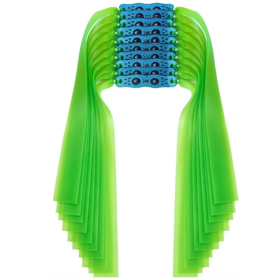 Piaoyu Slingshot Bands Flat 10pcs High Resilience Heavy Duty Rubber Band Replacement Durable Latex Bands for Outdoor Hunting Shooting and Competition