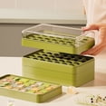 thumbnail image 4 of New Food Grade Ice Cube Tray - Easy Demolding Ice Cube Tray with Leak-Proof Lid, Soft & Hard Design for Effortless Ice Retrieval, BPA-Free & Odor-Proof Home Ice Cream Refrigerator Box, 4 of 5