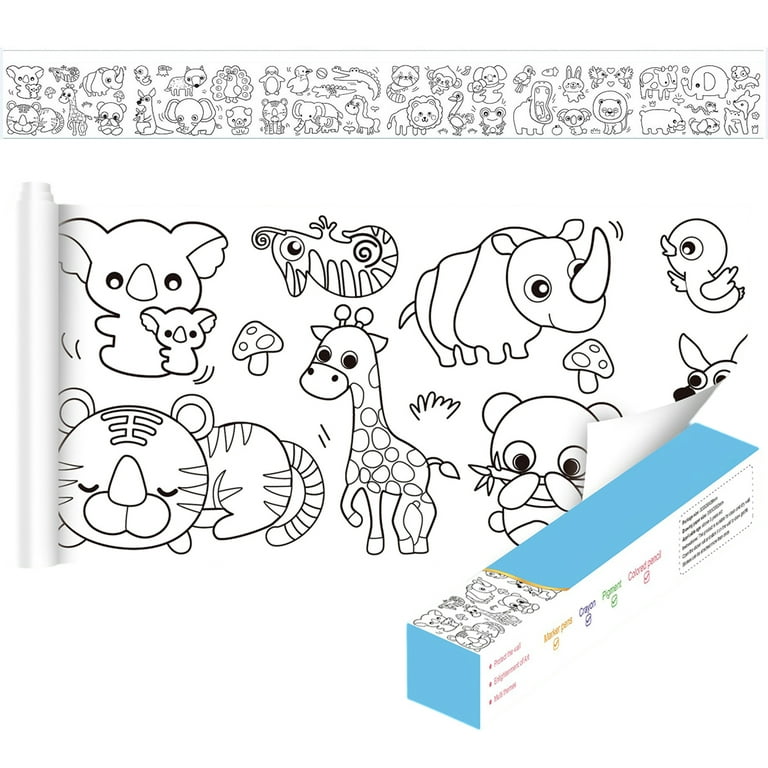 Cartoon Sketchpad Line Drawing Canvas Color Filling For Kids Or