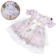 thumbnail image 3 of 1 vestido de verano de manga corta para niña, vestido lolita, vestido de fiesta para niña, vestido de verano, 3 of 6