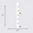 thumbnail image 5 of Modern Growth Chart White Wall Decals, 5 of 8