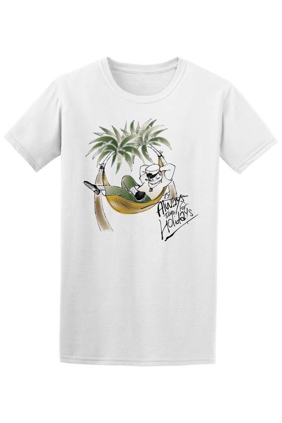 Sailor Sleeping On A Hammock T-Shirt Men -Image by Shutterstock, Male 4X-Large