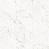 Dekorman Origin Ragosa White 5mm/12 mil x 12 in. W x 24 in. L Waterproof Click Lock Vinyl Tile Flooring (19.62 sq. sf/case)