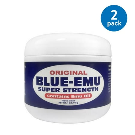 (2 Pack) Blue-Emu Original Topical Cream, 4oz (Best Tattoo Numbing Cream 2019)