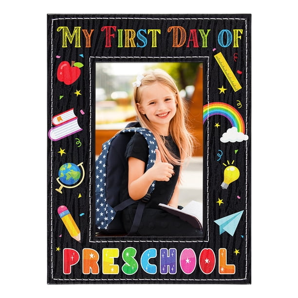 WhatSign My First Day of Preschool Picture Frame 2023 First Day of ...