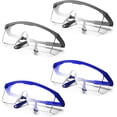 thumbnail image 1 of Lunettes de Protection, 4 Pcs Lunettes de Sécurité Transparentes Réglables Protection UV Anti-Buée Protection Complète pour Jardinage, 1 of 5