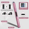 thumbnail image 4 of SUPRUS Electric Lighter Arc Windproof Flameless USB Rechargeable Lighter with Safety Lock (Pink), 4 of 7
