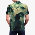 thumbnail image 3 of Balery Eyes Watching In The Dark Printed Men’s Short Sleeve Polo Shirt, Midweight Men's Shirt,Golf Polo shirts -X-Large, 3 of 8