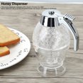 thumbnail image 4 of Tarro de Miel acrílico, vea claramente el Exceso de dispensador de Miel Saludable, Cereal Caliente no tóxico de Grado alimenticio Muy Conveniente para té Leche de Pan Tostado, 4 of 6