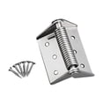 thumbnail image 4 of GROWTH TANK Self Closing Spring Door Hinge Automatic Door Closer Hinge for Fence Kitchen Silver, 4 of 9