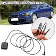 thumbnail image 2 of GPS Antenna Extension Cable for Car NAVI Radio Stereo - SMA Male Plug, Magnetic Base, 1.7m Length, Weatherproof UK, 2 of 8